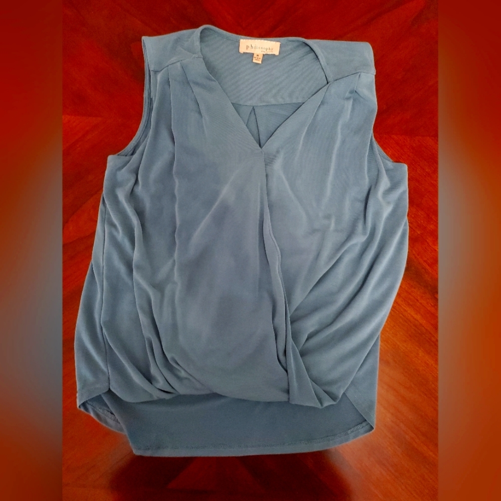 Philosophy Sleeveless Blouse Medium Size